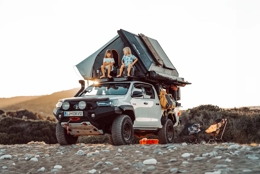 White chevrolet truck